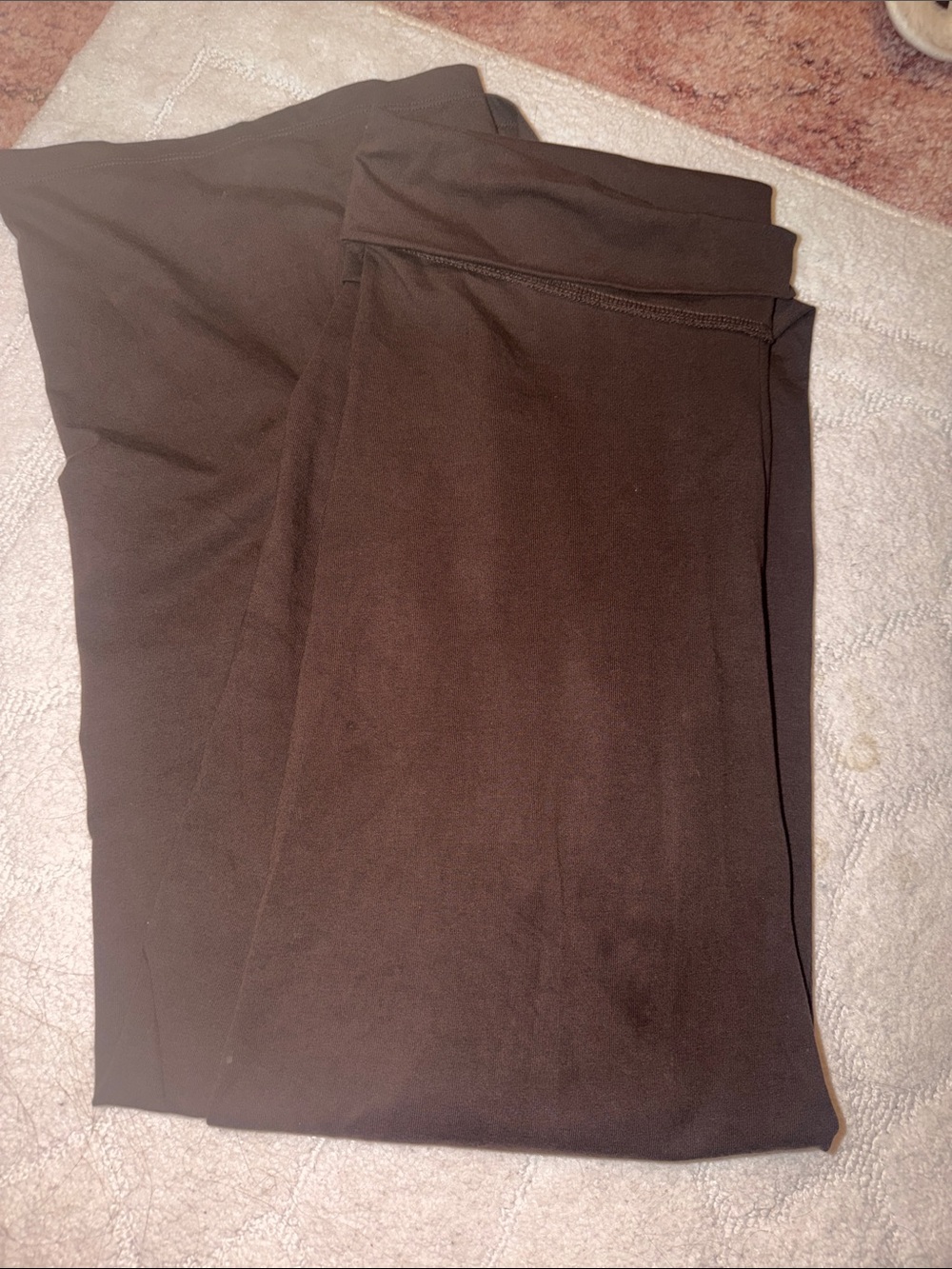 wild fable brown fold over pants